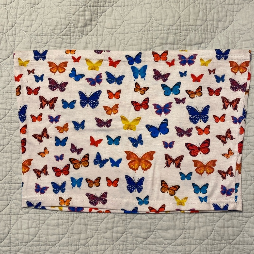 Butterfly tube top